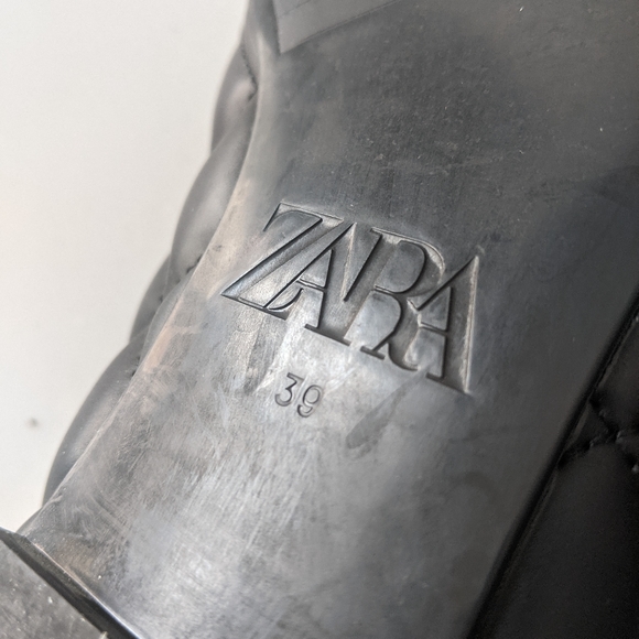 Zara leather quilted loafers - Picture 6 of 6